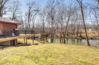 Riverfront Covington Cabin w/ Deck & Fire Pit!