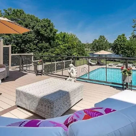 Luxury Lakefront 6-Bed Home in Norton Shores with Pool, Hot Tub, Video Games