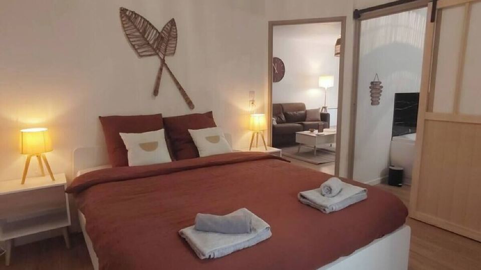 Blagnac getaway, T2, spa, garden, parking, tramway