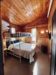 Cabin on private beach on a lake near Brainerd! 2 bedrooms, sleeps 7!