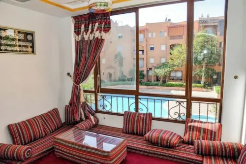 Pool-View Aprt Near the Beach Hotels in Benslimane