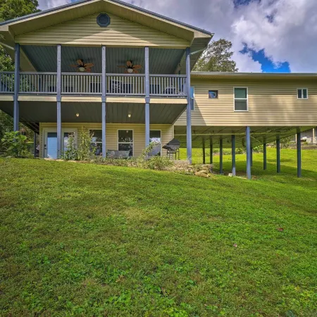 Caryville Home w/ Dock, Steps to Norris Lake!
