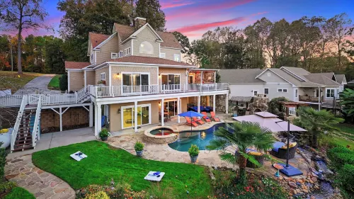 Lake Norman Retreat w/ Pool, Hot Tub & Private Dock Lake Life Cove by Avantstay