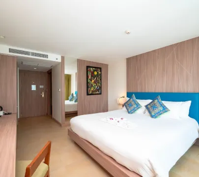 เรสซิเดนซ์ 2 ห้องนอน (เตียงคิงไซส์ + เตียงเดี่ยว 2 เตียง)