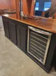 Waterfront industrial-farmhouse with wine fridge, hot tub, firepit, sleeps 8