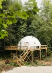 "Home Sweet Dome" MODERN TREEHOUSE STAY w/ Hot Tub