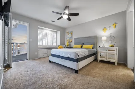 Inspired by the iconic white buildings and turquoise waters of Greece.