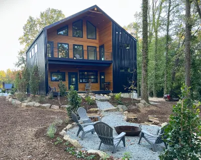 Luxury home in Greensboro with an idustrial vibe. 10 min from everything.