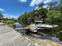 Sportsman's Bluff sits high above a deepwater canal with the river minutes away!