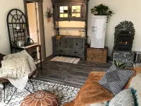 Brookside cabin on Budding Homestead