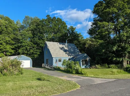 Country Home with Babbling Brook and Pond View- Minutes to Berkshire East Resort