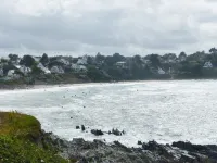 Typical house 600 m away from the beach