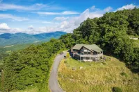Mountaintop Cabin with Majestic Views - Hot Tub + Game Room + Pet Friendly