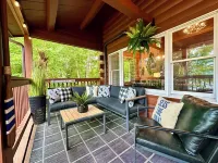 NEW!  3 Acre Log Cabin w/ Bay Views, Firepit & Grill Near Acadia