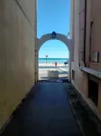 In the center of Menton, near the sea