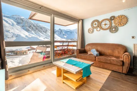 Apartement in the center of Tignes The LAC, at the foot of the slopes, 6 / 8p Отели в г. Тинь