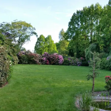 Vacation apartment "Kaminzimmer" in the 2-stall country house in the Rhodo garden.