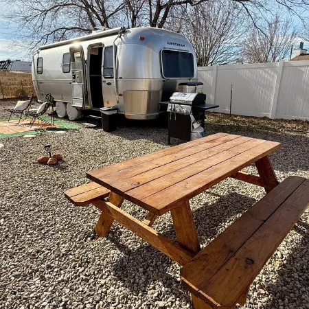 The Silver Oasis - Airstream Camper Trailer in Hurricane, Utah near Zion Park +