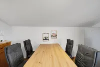 Castle, lake and mountain view