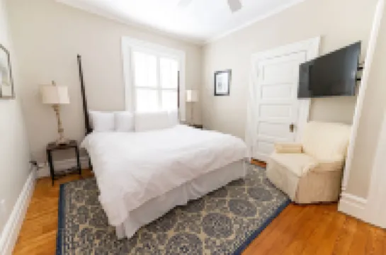 Luxurious En Suite with Fireplace and Rain Head Shower - Charming Getaway