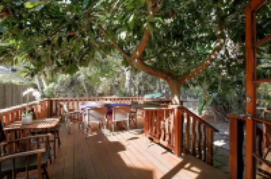 Charming Cottage with Deck and Spacious Yard - Tranquil Beach Retreat