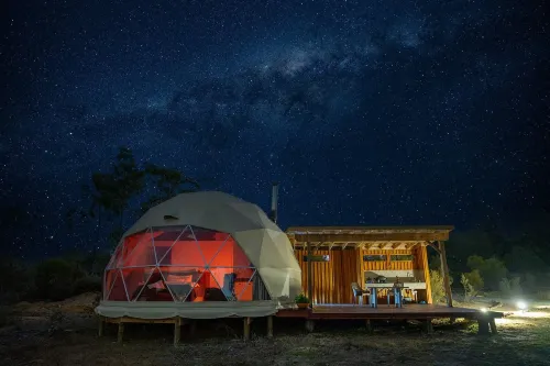 Scribbly Farm Premium Dome Bush Retreat Southern Highlands - موقف سيارات