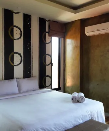 ห้องซูพีเรียดับเบิล, ตู้เย็น, วิวสวน