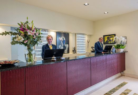 호텔 조식 전경