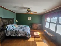 Irish Lakefront home. Pets, dock, fishing, kayaks.