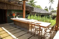 House on the sand, near the village of Cumbuco. 5 suites