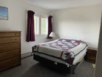 2 bedroom condo right on Burke Mountain! Ski or bike right from the door!