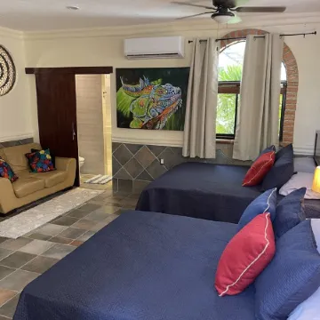 Private Villa, Authentic Cook Included, heated pool, just steps to the beach