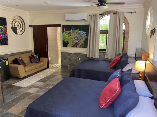 Private Villa, Authentic Cook Included, heated pool, just steps to the beach