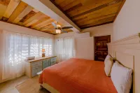 Beachfront family villa