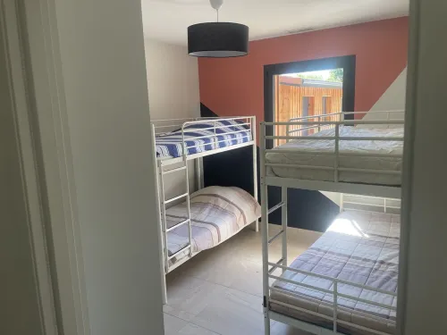 Comfortable chalet with heated pool