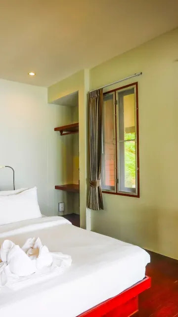 ห้องพร้อมระเบียงวิวสวน