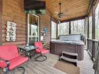 Hot Tub and Fire Pit Broken Bow Retreat! فنادق في بروكن بو