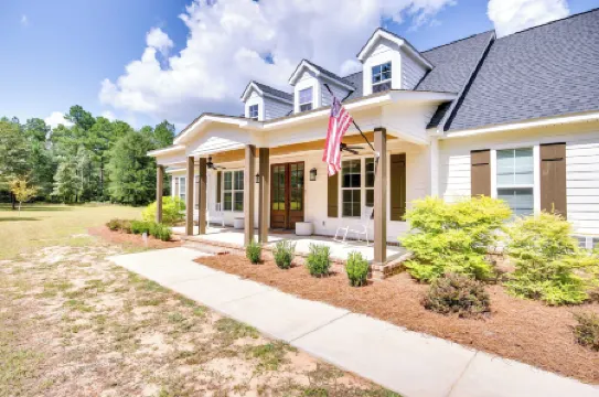 Stylish Hephzibah Home with Fire Pit and Theater Room!