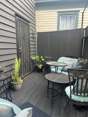 FREE PARKING at this historical home in the heart of downtown & outdoor patio.