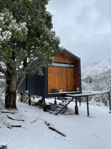 Cabaña Nórdica , Vista Increíble al Lago y Centro de SKi
