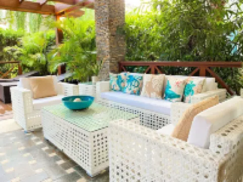 Luxury 2-Bedroom Apartment with Private Mini Pool & Backyard in Las Terrenas