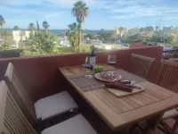 Vera Buda Natura. Penthouse, naturist area. In front of the sea
