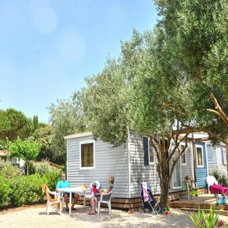Mobile home in Bessan with terrace