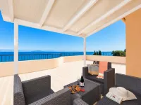 Villa Litsa Large Private Pool Walk to Beach Sea Views A C Wifi Hotels in Benitses