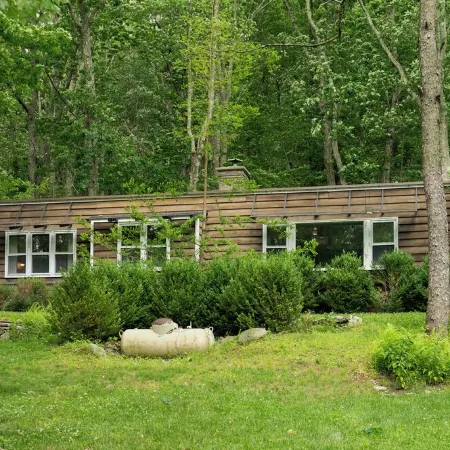Secluded Cabin Retreat on 6 Acres w/ Fireplace, Trails, Creek & Record Player