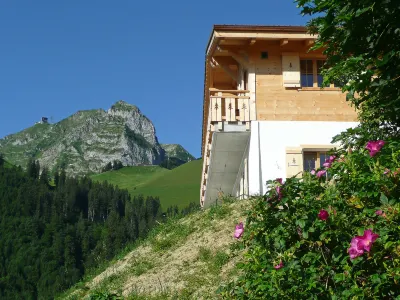 Chalet la Poya Gruyères Castle yakınındaki oteller