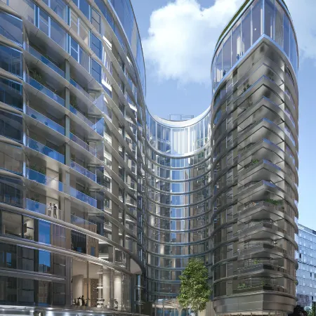 art'Otel London Battersea Power Station, Powered by Radisson Hotels Отели рядом с достопримечательностью «Баттерси»