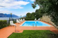 Flat Lake Garda with Very Panoramic View