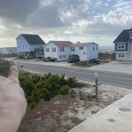 Oak Island 2nd Row Large Beach Home with Private Gated Pool! 5 Bedrooms, 3 decks