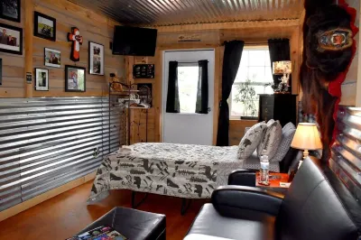Apartment, Mountain View/Deck. Bikers Welcome, Mins to DT Eureka Springs. Hotels in 